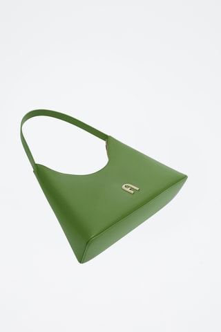 Leren Schouderhandtas Furla Diamante - Groen