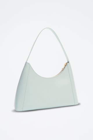 Leren Schouderhandtas Furla Diamante - Lichtblauw