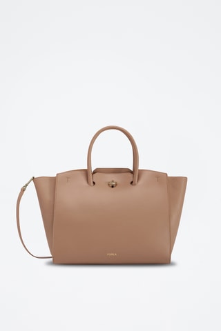 Leren Schoudertas Furla Genesi - Oudroze
