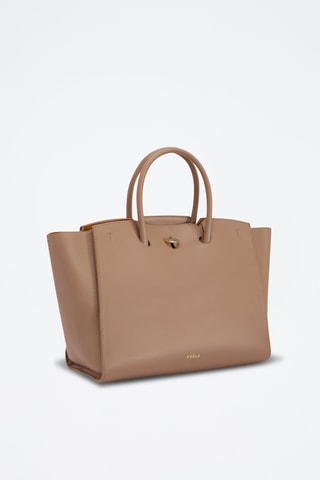 Leren Schoudertas Furla Genesi - Oudroze