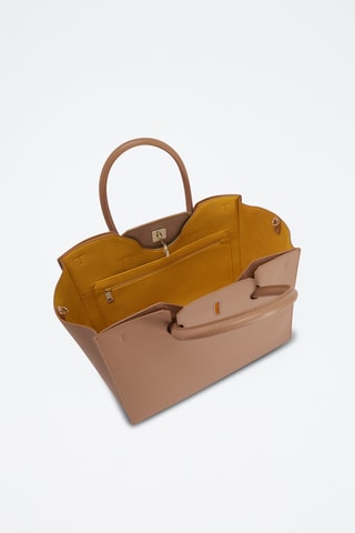 Leren Schoudertas Furla Genesi - Oudroze