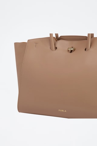 Leren Schoudertas Furla Genesi - Oudroze