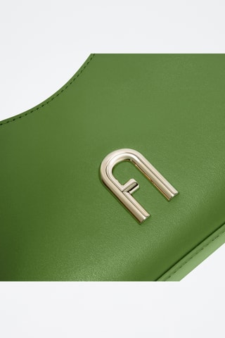 Leren Schouderhandtas Furla Diamante - Groen