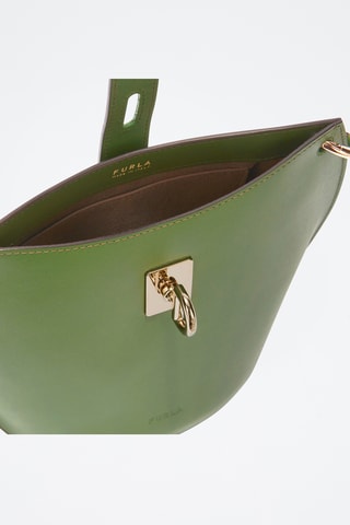Leren Schoudertas Unica Furla - Groen