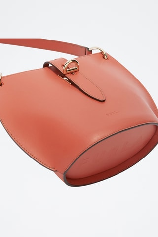 Leren Schoudertas Unica Furla - Oranje