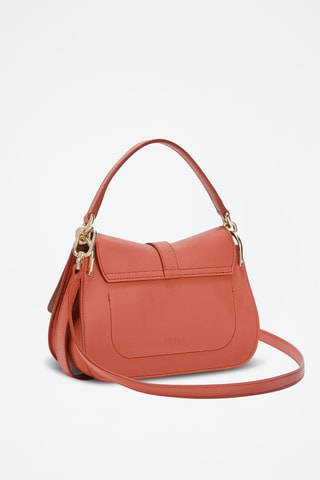Leren Schoudertas Furla Flow - Oranje