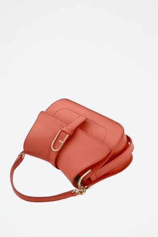 Leren Schoudertas Furla Flow - Oranje