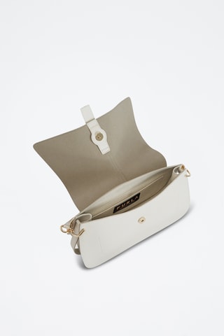 Leren Schoudertas Furla Flow - Wit