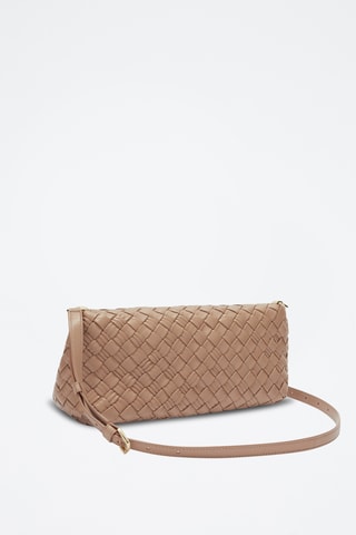 Leren Schoudertas de mouton Furla Gerla - Bruin