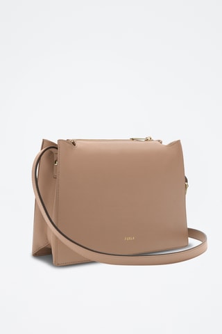 Leren Schoudertas Furla Nuvola - Bruin