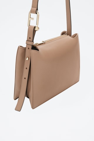 Leren Schoudertas Furla Nuvola - Bruin