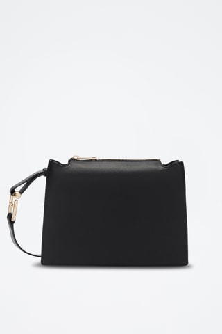 Leren Schoudertas Furla Nuvola - Zwart