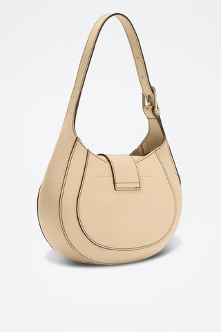Leren Schouderhandtas Furla Club 2 - Beige