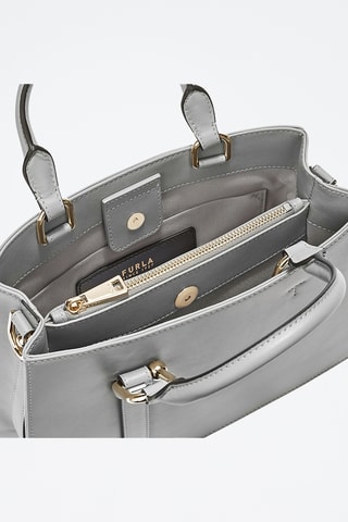 Leren Schoudertas Furla Nuvola - Grijs