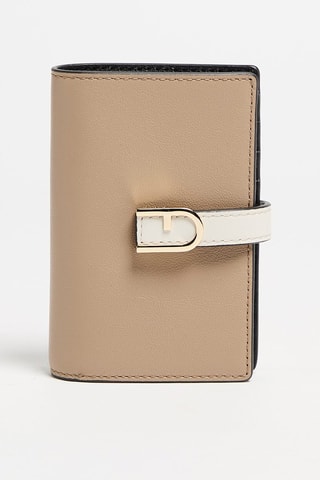 Leren Portefeuille - Beige