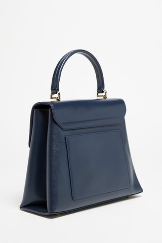Leren Handtas 1927 S - Marineblauw
