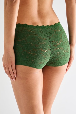 Shorties de cintura alta Bobby - Verde