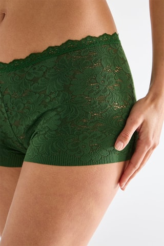 Shorties de cintura alta Bobby - Verde