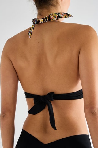 Parte de cima de biquíni push-up Diva - Preto