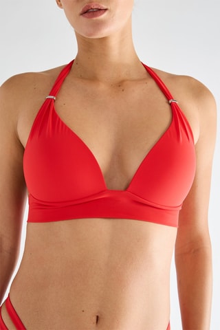 Parte de cima de biquíni push-up Diva SG 61 - Vermelho