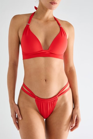 Parte de cima de biquíni push-up Diva SG 61 - Vermelho