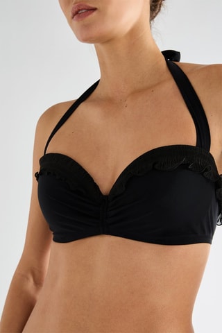 Parte de cima de biquíni Liam C 61 - Preto