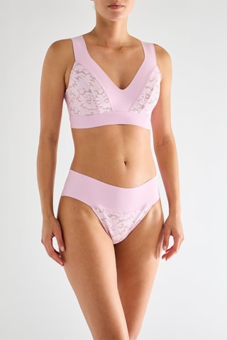 Soutien desportivo Yoni 80- Rosa