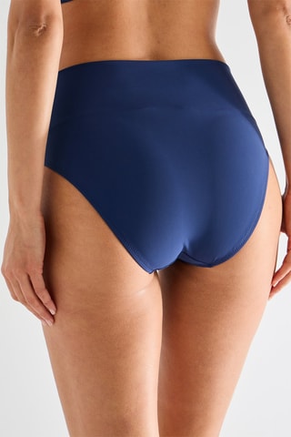 Cueca de biquíni de cintura alta Tobago - Turquesa