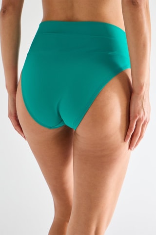 Cueca de biquíni de cintura alta Tobago - Verde 