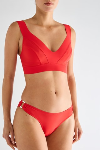 Cueca de biquíni Keola - Vermelho