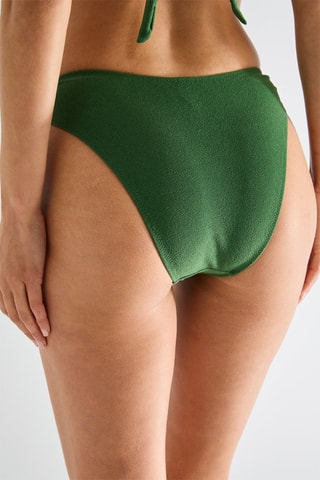Cueca de biquíni Keola - Verde-escuro