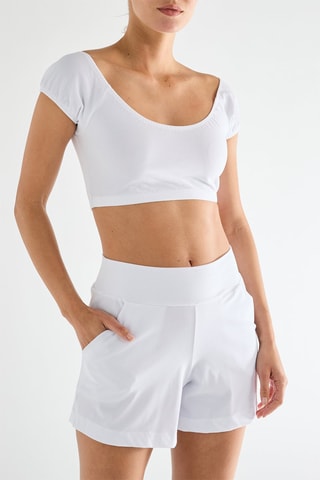 Crop top Oksana 01 - Branco