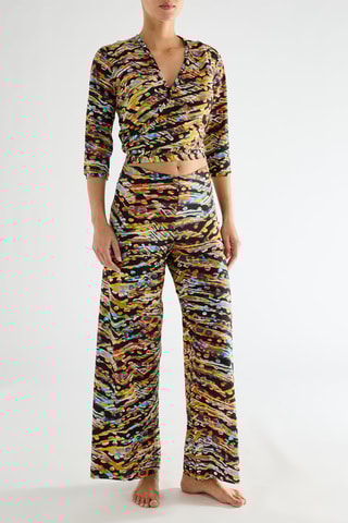 Top Luiza - Preto e verde