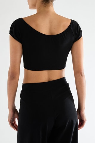Crop top Oksana 01 - Preto