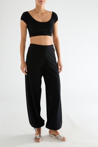 Crop top Oksana 01 - Preto