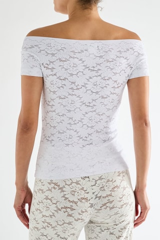 Top de renda Tamara - Branco