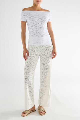 Top de renda Tamara - Branco
