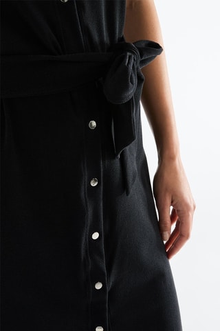 Vestido de praia Clemy - Preto