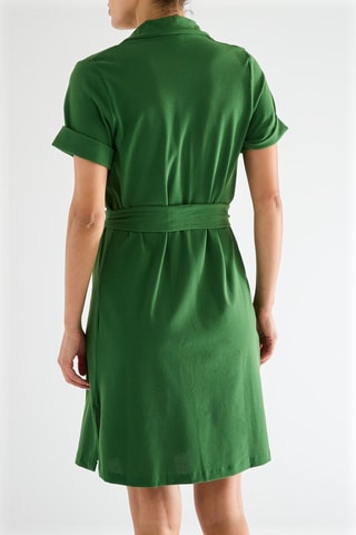 Vestido de praia Clemy - Verde-escuro