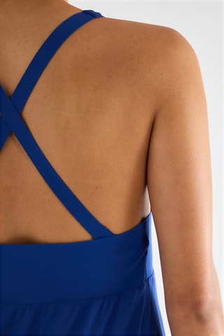 Vestido de praia Vick - Azul-real