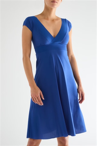 Vestido de praia Jalis - Azul-real