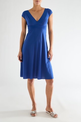 Vestido de praia Jalis - Azul-real