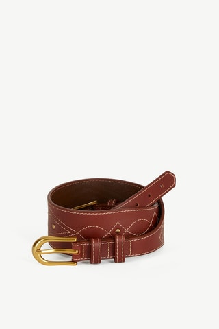 Ceinture en cuir - Marron