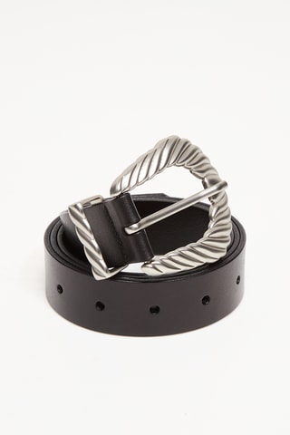 Ceinture en cuir - Noir