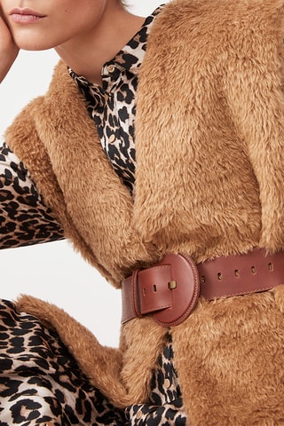 Ceinture en cuir - Marron
