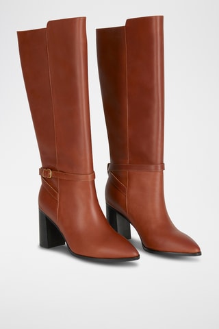Bottes en cuir - Marron