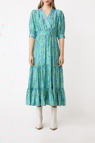 Robe midi - Vert
