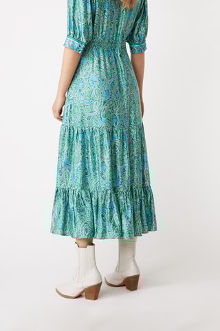 Robe midi - Vert