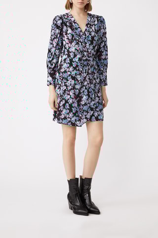Robe portefeuille - Bleu