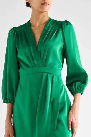 Robe portefeuille - Vert
